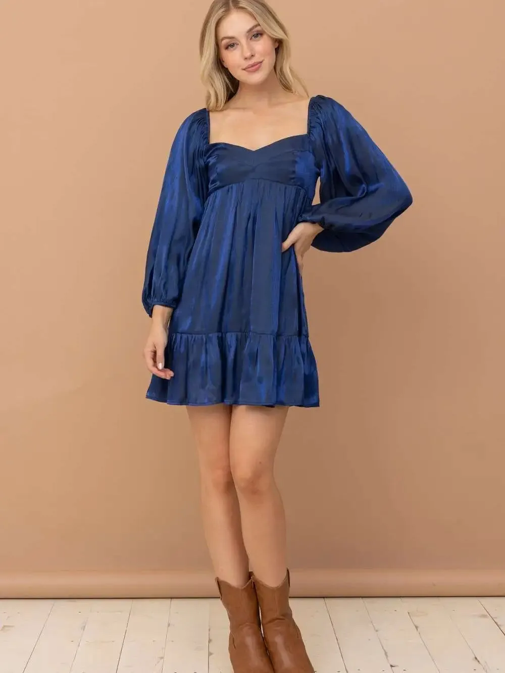 FINAL SALE Rumors Puff Sleeve Dress