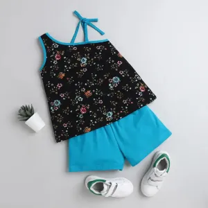 Floral Print Single Open Strap Set