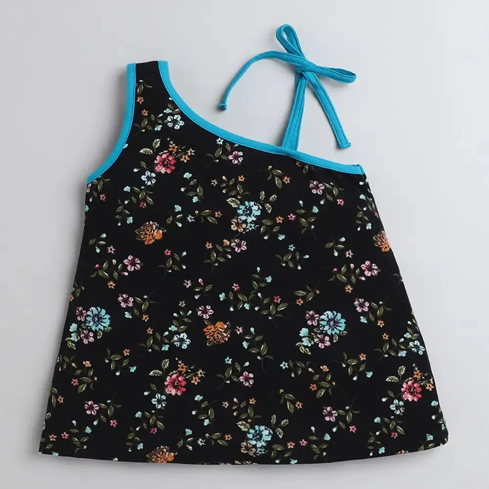 Floral Print Single Open Strap Set