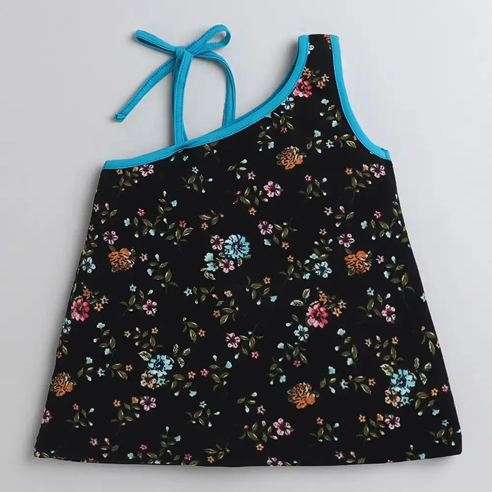 Floral Print Single Open Strap Set