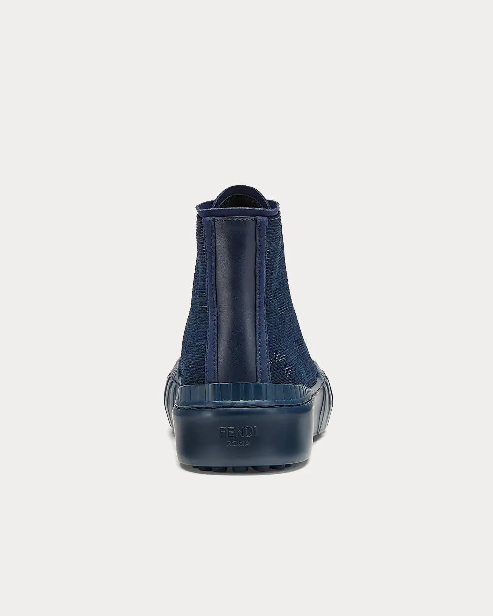 Force Fabric Blue High Top Sneakers