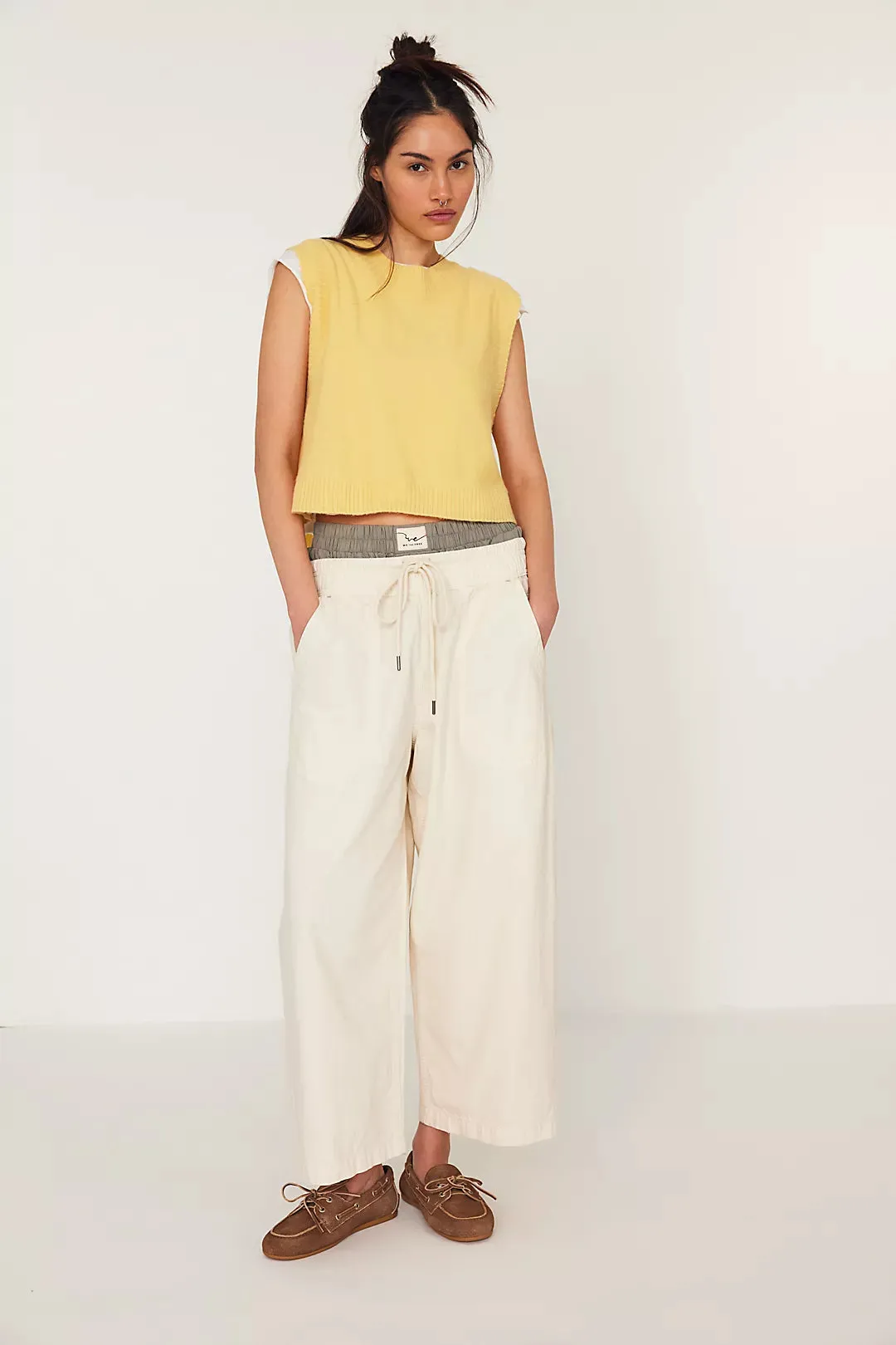 Free People Easy Peasy Pull On Pant- Irie