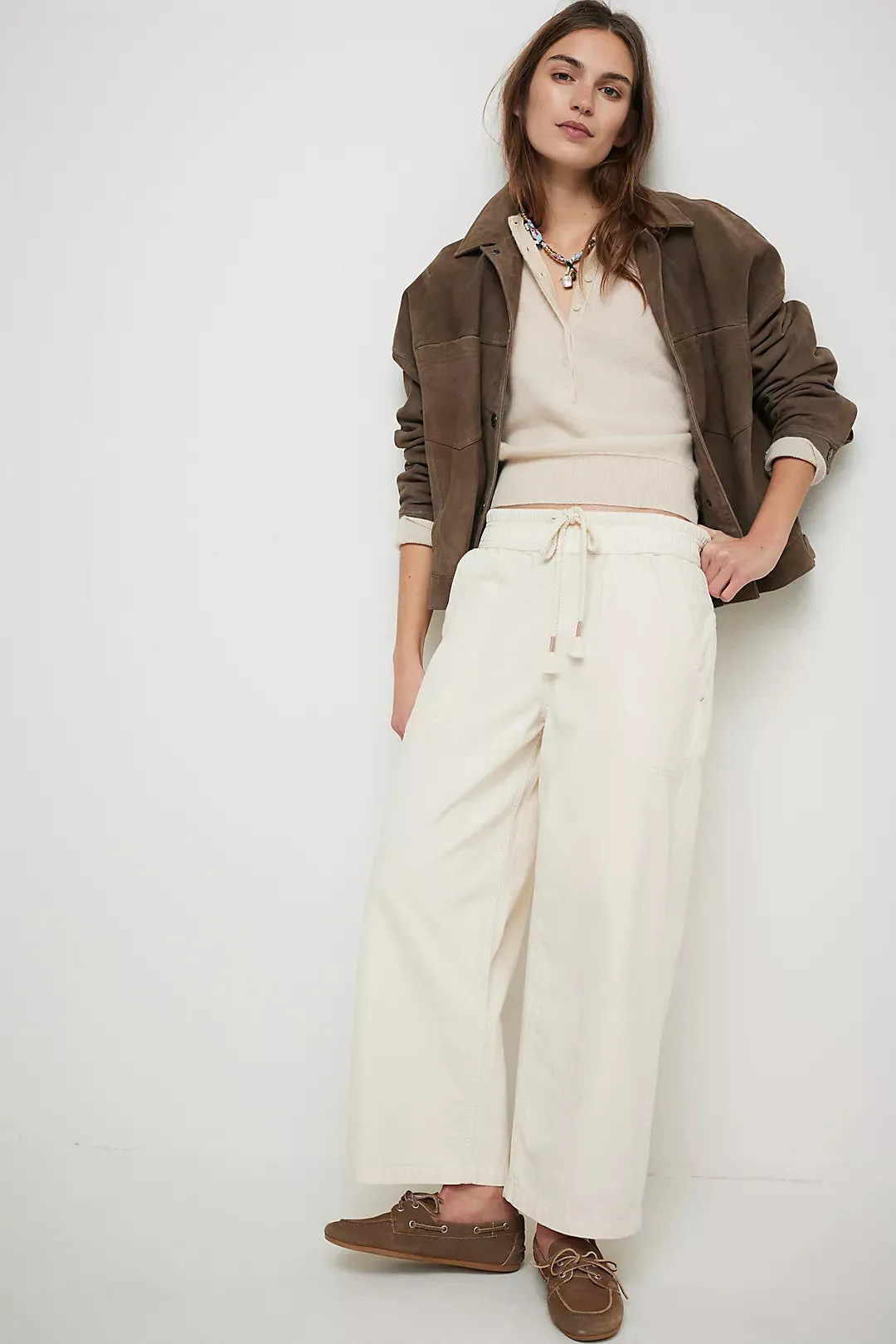 Free People Easy Peasy Pull On Pant- Irie
