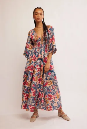 Free People Printed Dixie Maxi
