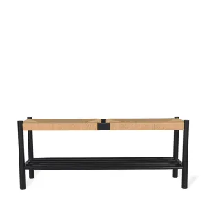 Garden Trading Longworth Hallway Bench – Black