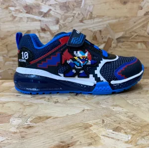 Geox Kids Bayonyc Light Up Trainers - Royal / Navy