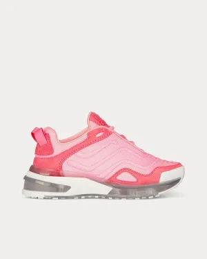 GIV 1 Light Technical Canvas & Suede Bubble Gum Pink Low Top Sneakers