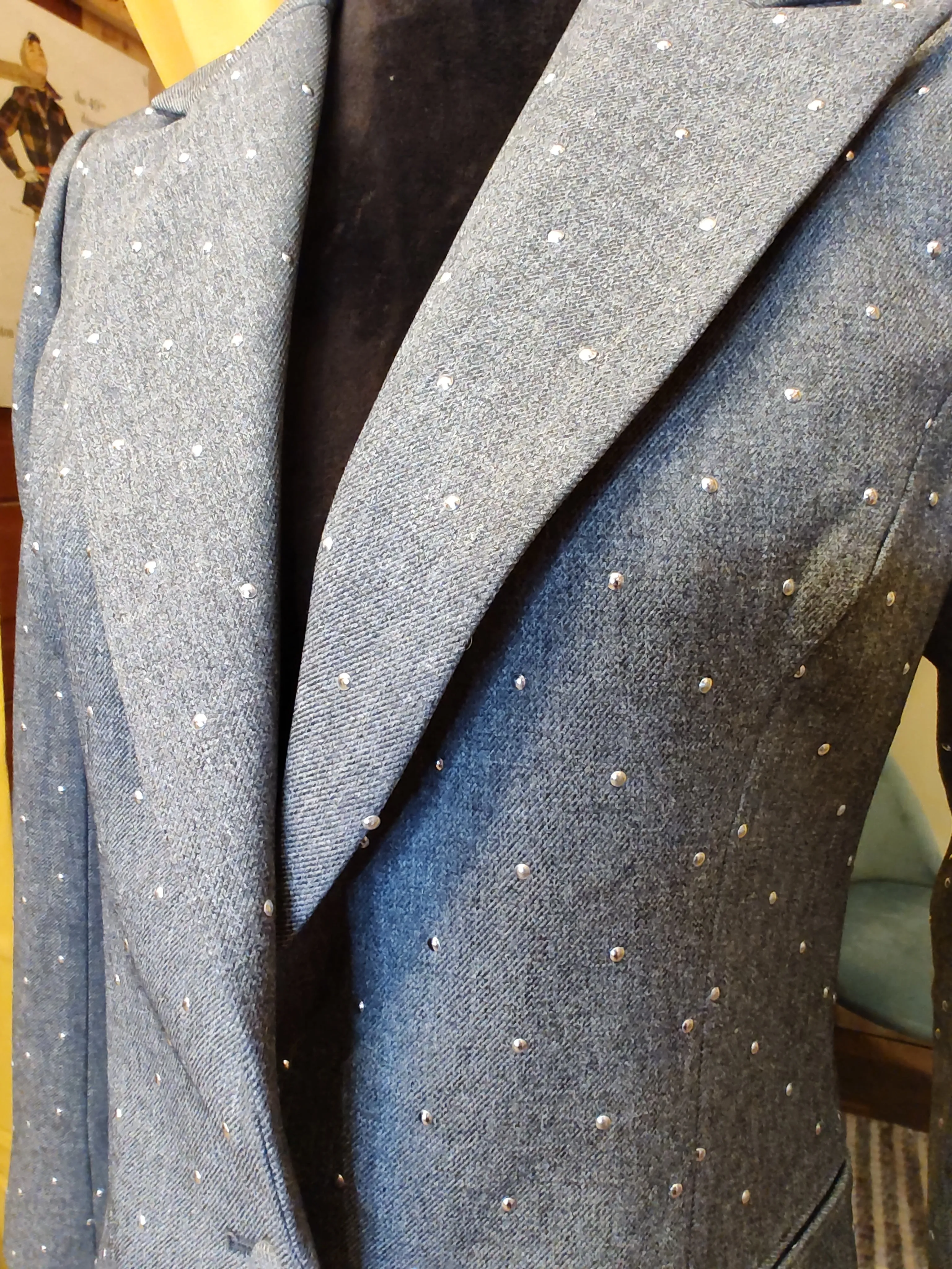 Gray Bling Blazer