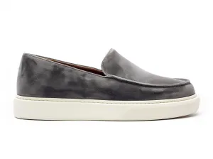 Grey Suede Bass Weejuns Loafers with White Sole   - Summer 2024 Collection