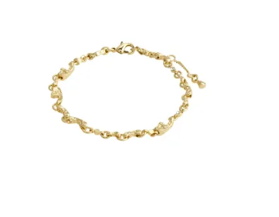 HALLIE ORGANIC SHAPED CRYSTAL BRACELET