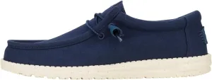 HEYDUDE Men's Wally Canvas, Mens Shoes, Slip-on Loafers, Comfortable & Light-Weight
