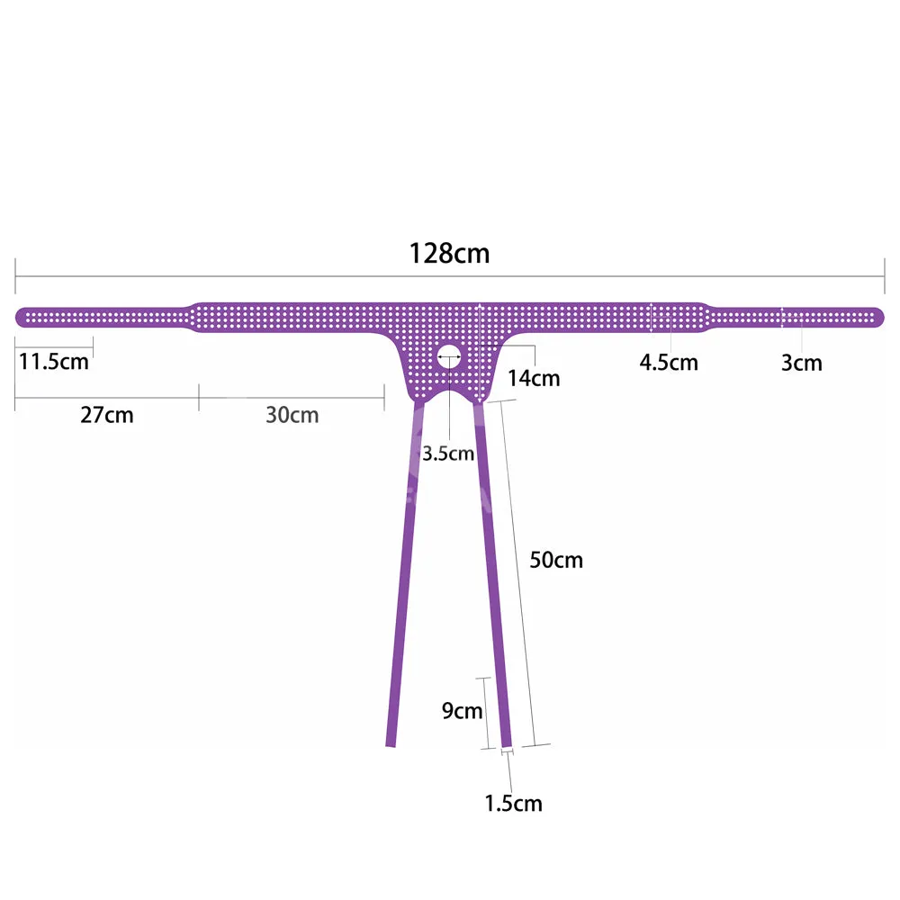 Ingen Easy Strap-On Harness - Purple with Studs