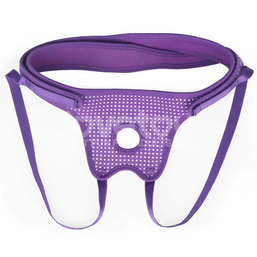 Ingen Easy Strap-On Harness - Purple with Studs