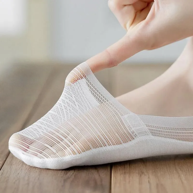 INVISIBLE SILK ICE BOAT SOCKS BREATHABLE SUMMER SOCKS