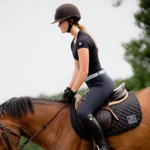 Kennedy Seamless Shortsleeve Shirt - Classic Black - Ladies