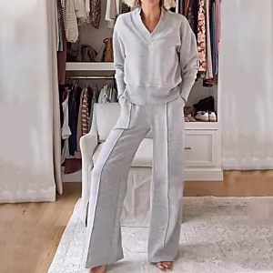Limited Time 50% OFFWomen's casual fashion set (top   trousers)