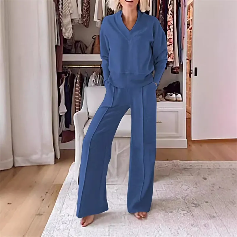 Limited Time 50% OFFWomen's casual fashion set (top   trousers)