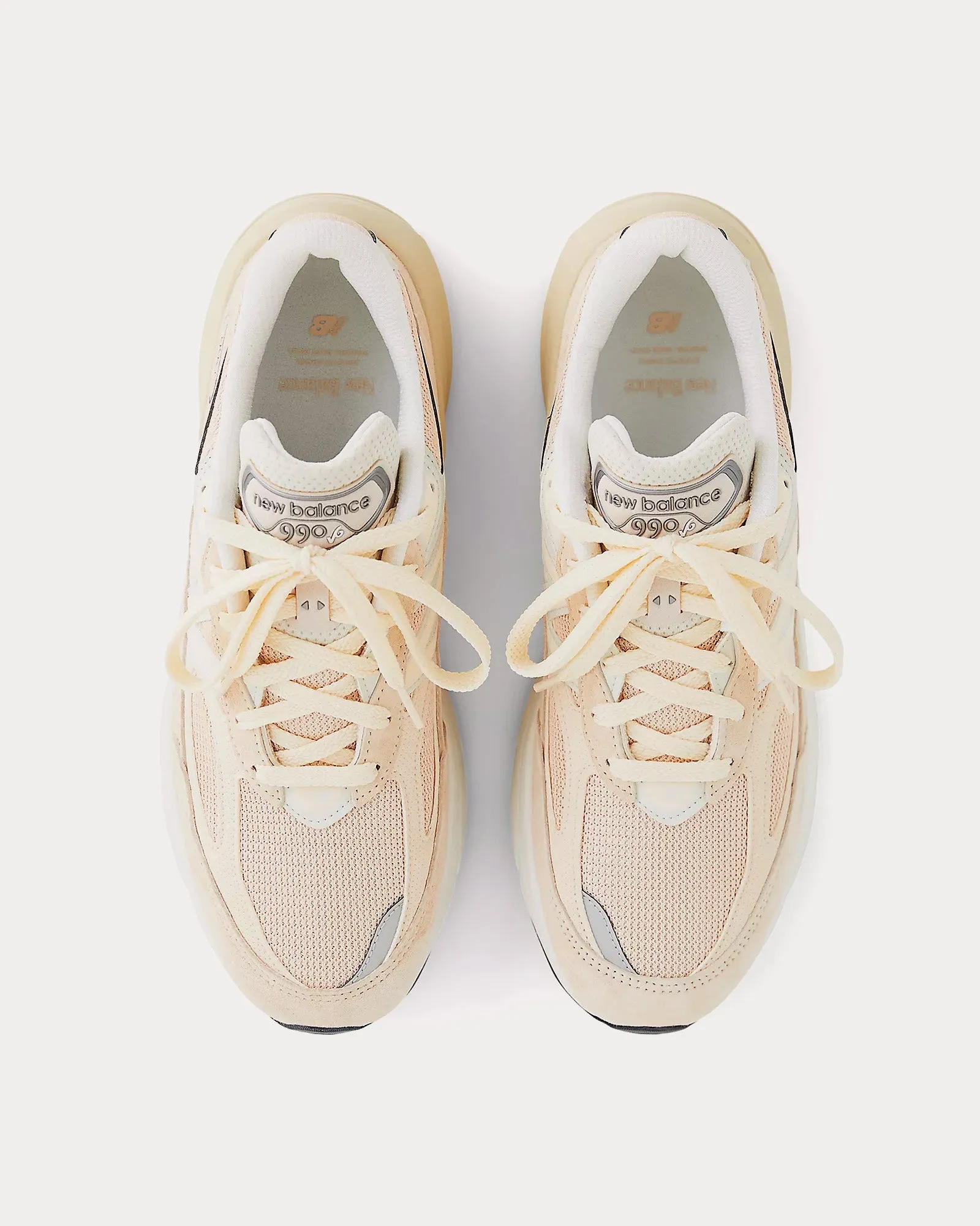 Made in USA 990v6 Vintage Rose / Sea Salt Low Top Sneakers