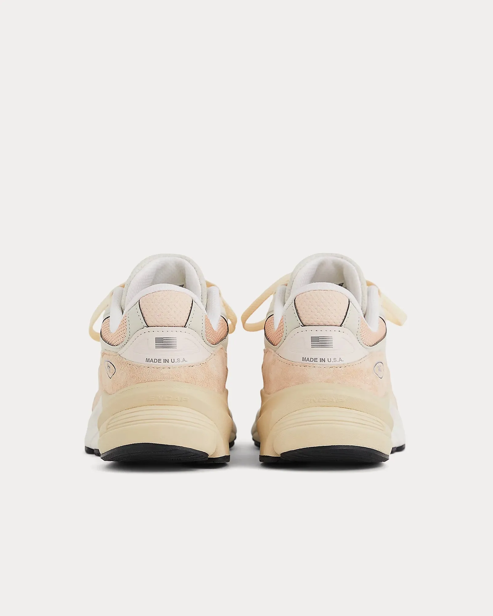 Made in USA 990v6 Vintage Rose / Sea Salt Low Top Sneakers