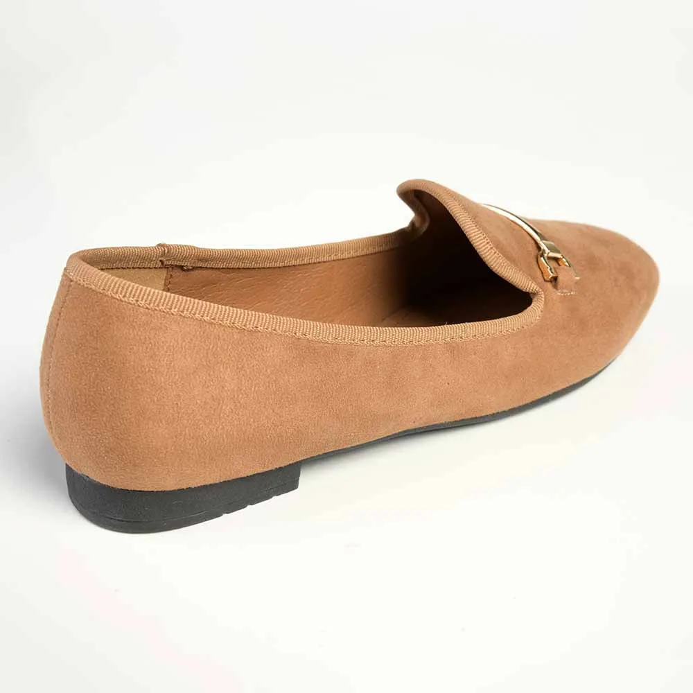 Madison Pearl - Metal Trim Pump - Taupe