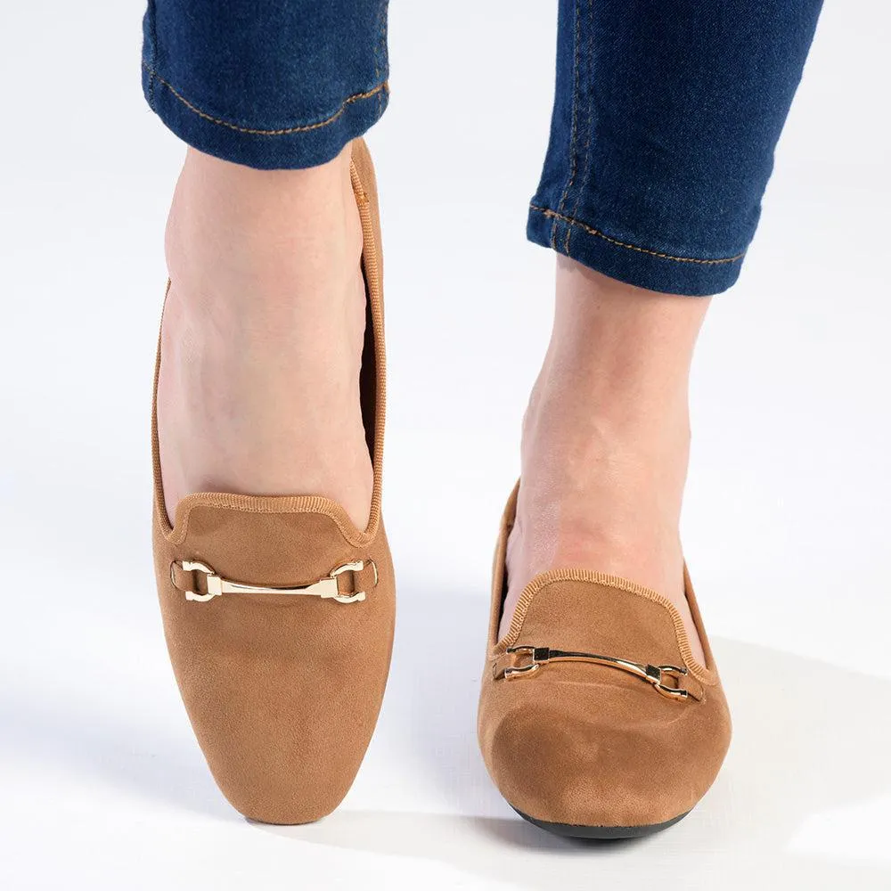 Madison Pearl - Metal Trim Pump - Taupe