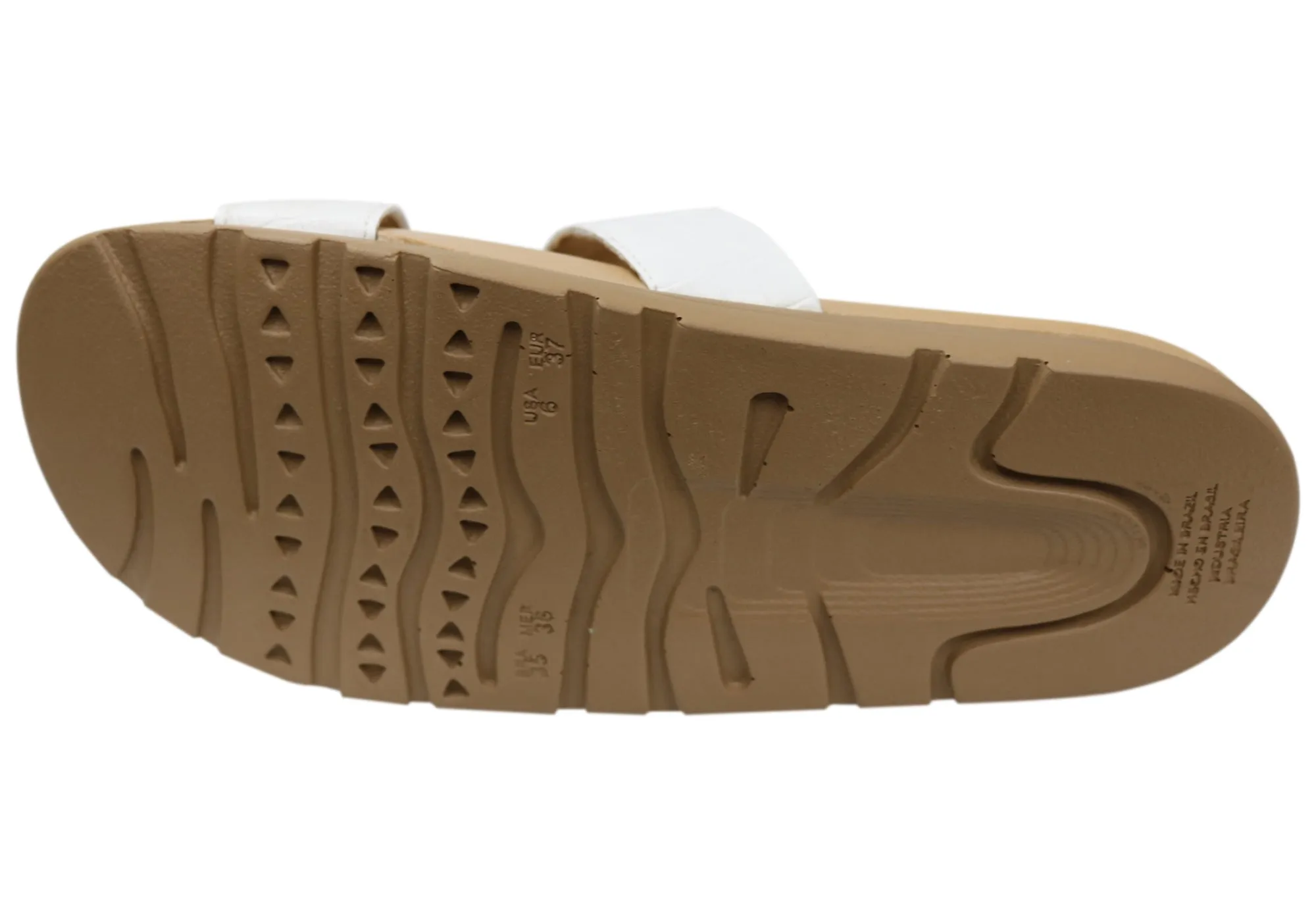 Malu Supercomfort Lenna Womens Comfort Slides Sandals Made In Brazil