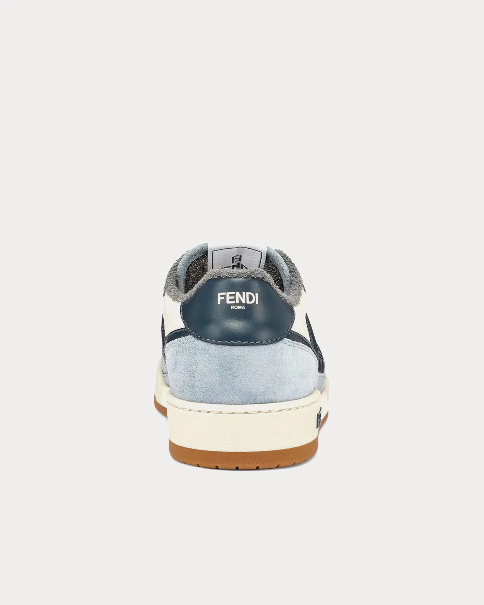 Match Suede Light Blue / White Low Top Sneakers