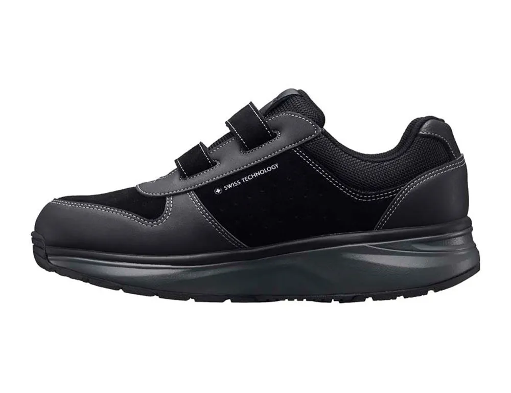 Mens Active Dynamo Strap Black Trainers