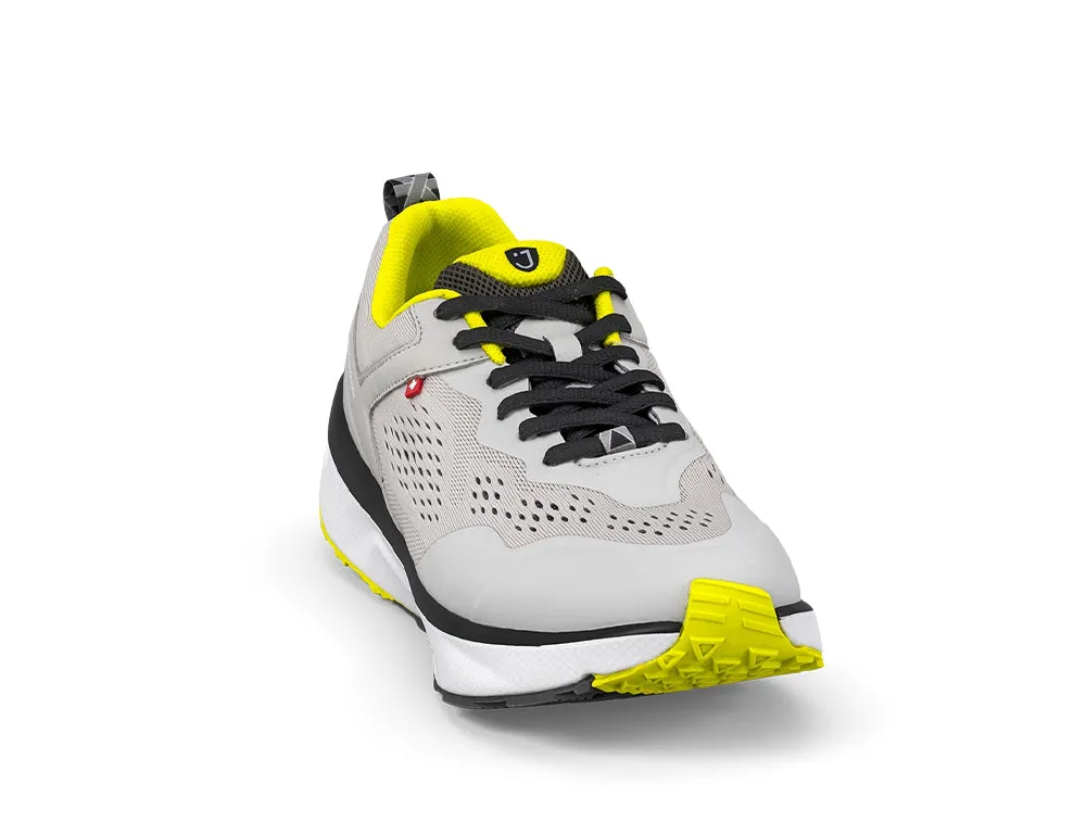 Mens Active Veloce Light Grey Trainers