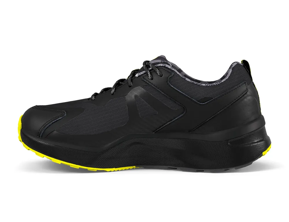 Mens Active Waterproof Veloce Black Trainers