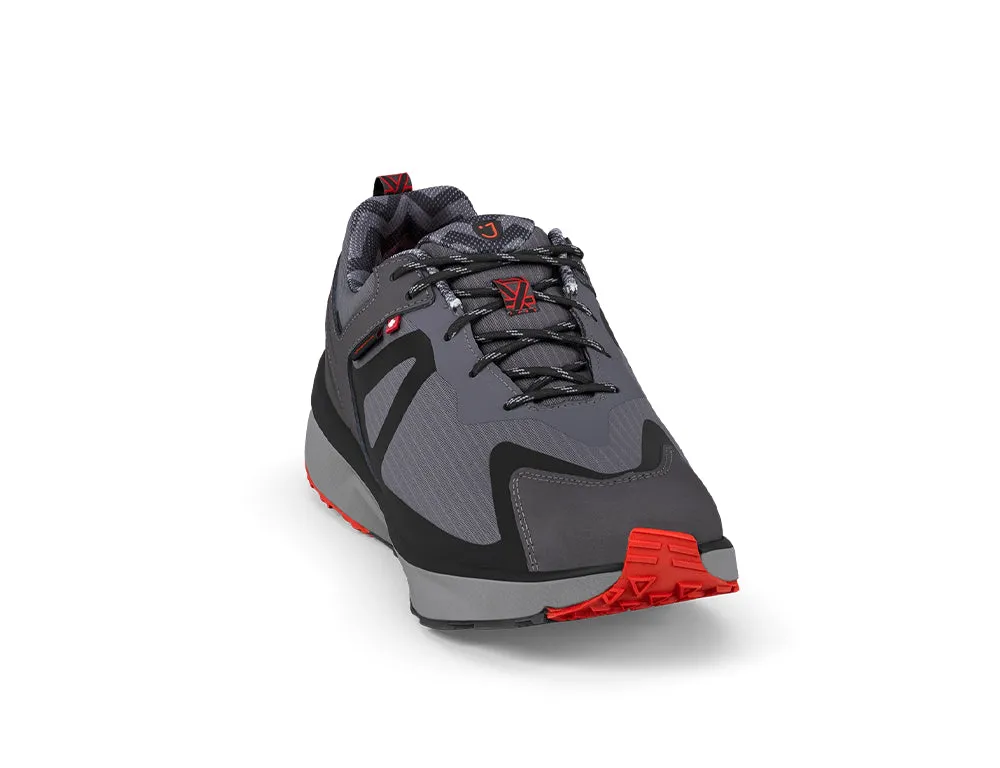 Mens Active Waterproof Veloce Dark Grey Trainers