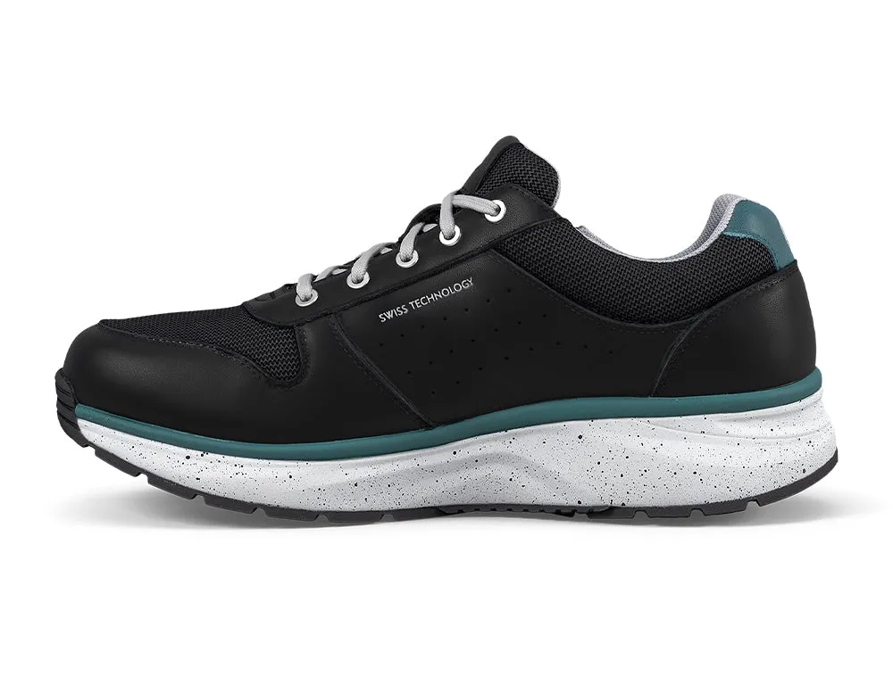 Mens Active Zip Dynamo Black III Trainers