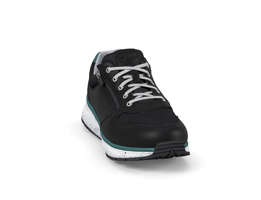Mens Active Zip Dynamo Black III Trainers