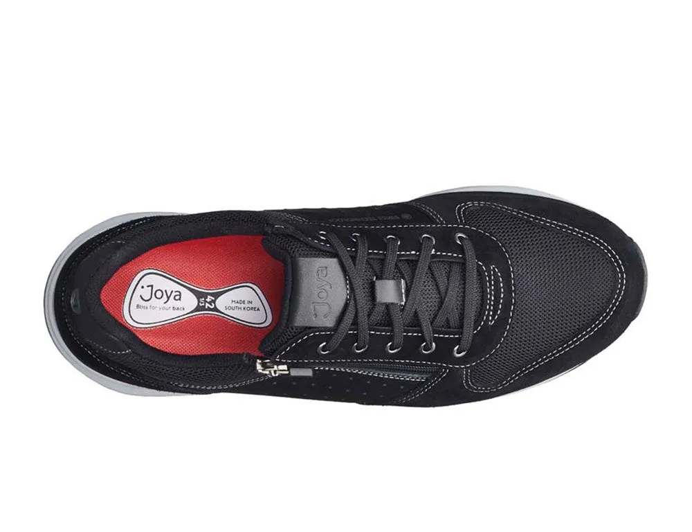 Mens Active Zip Dynamo Black Trainers