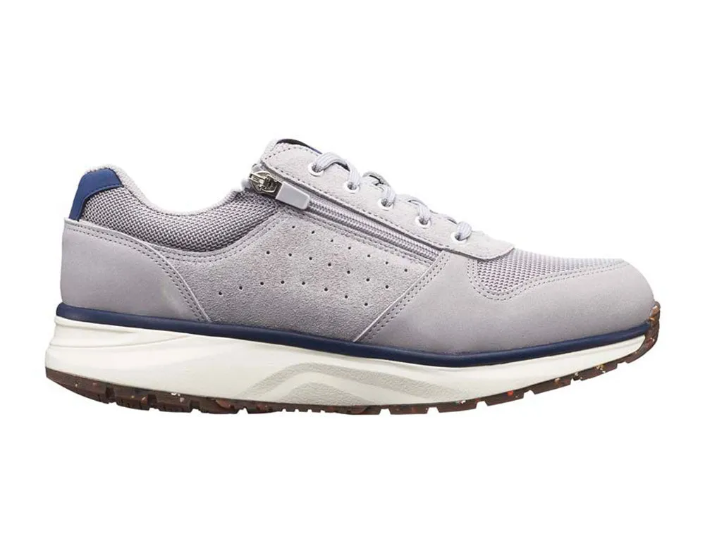 Mens Active Zip Dynamo Grey Trainers