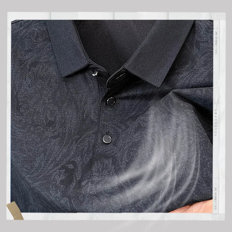 Men's Casual Fashion Printed Polo Shirt