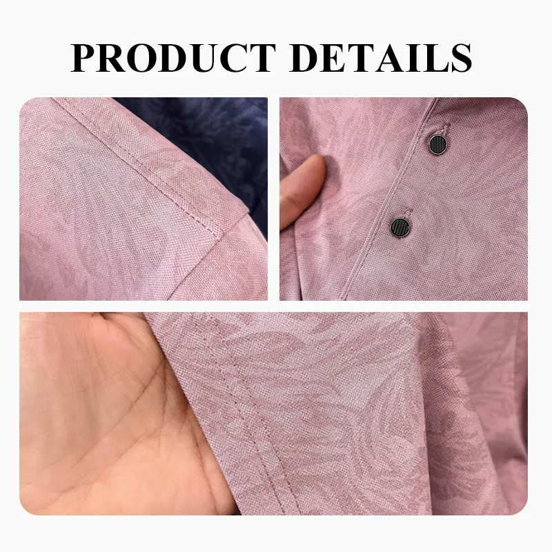 Men's Casual Fashion Printed Polo Shirt