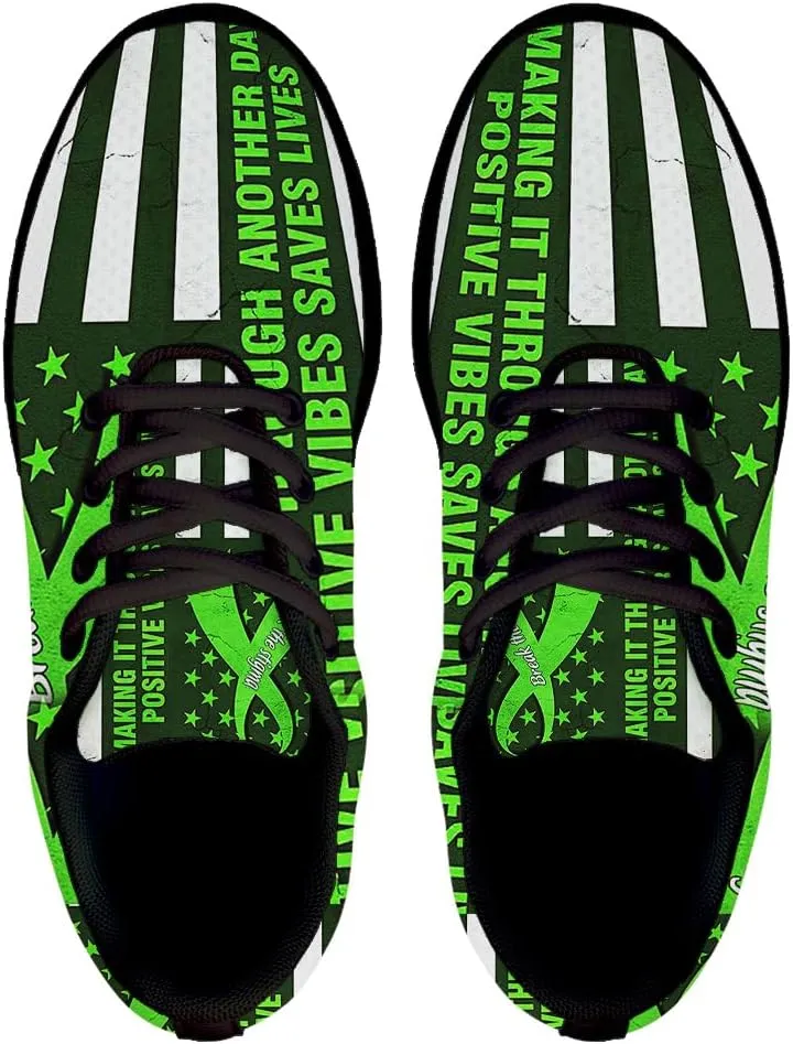 Mental Health Awareness Shoes for Women Men Trail Running Casual Fashion Sneakers Slip-on Tennis Shoes