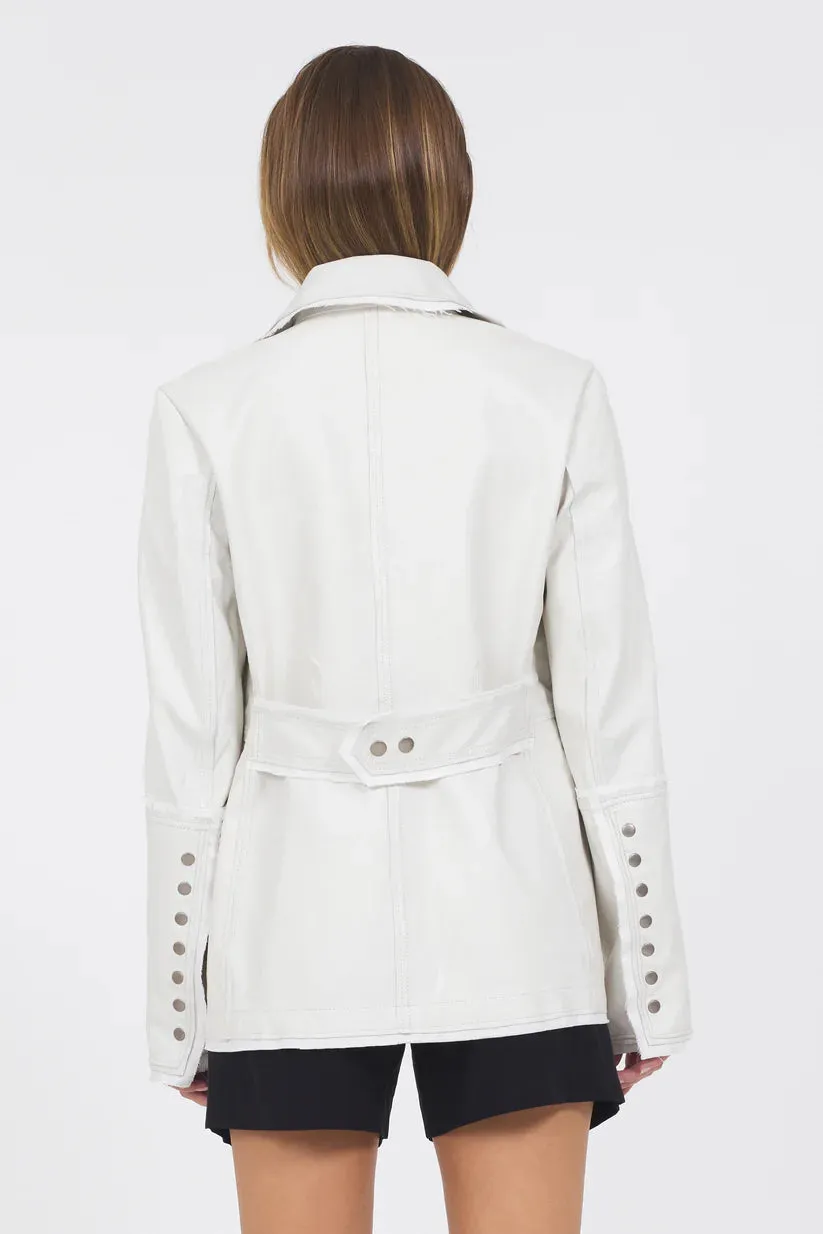Meryl-vegtable dye Leather Coconut
