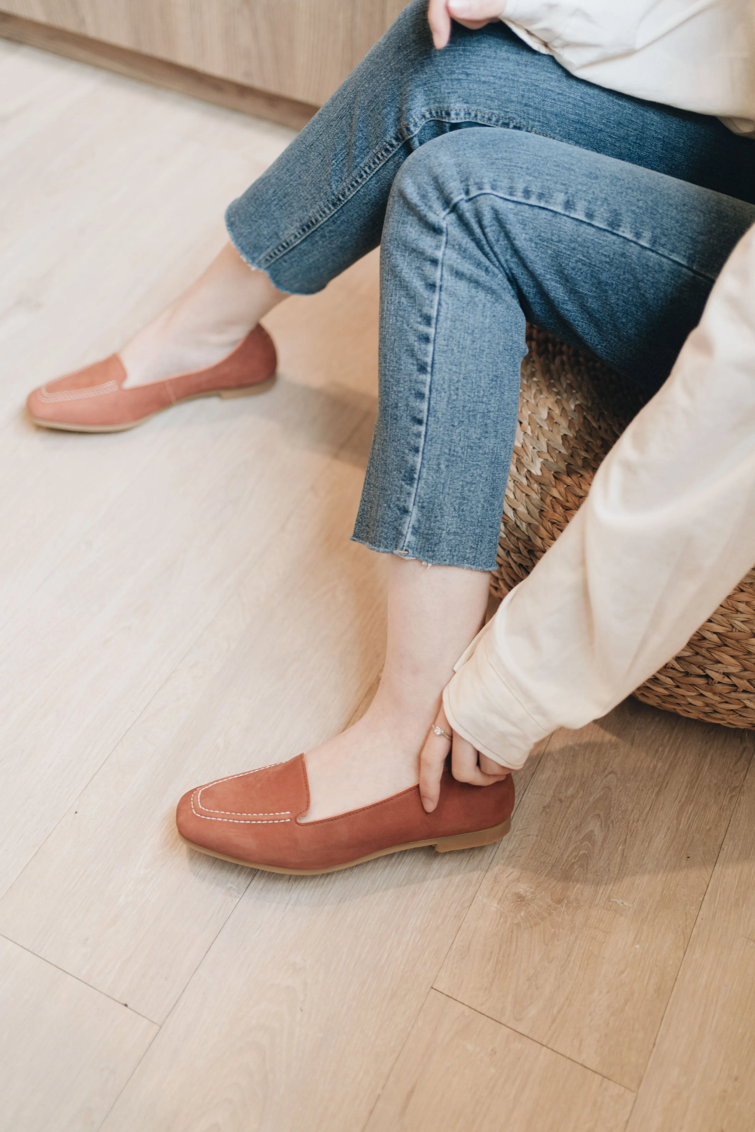Mia Flats - Velvet Brick