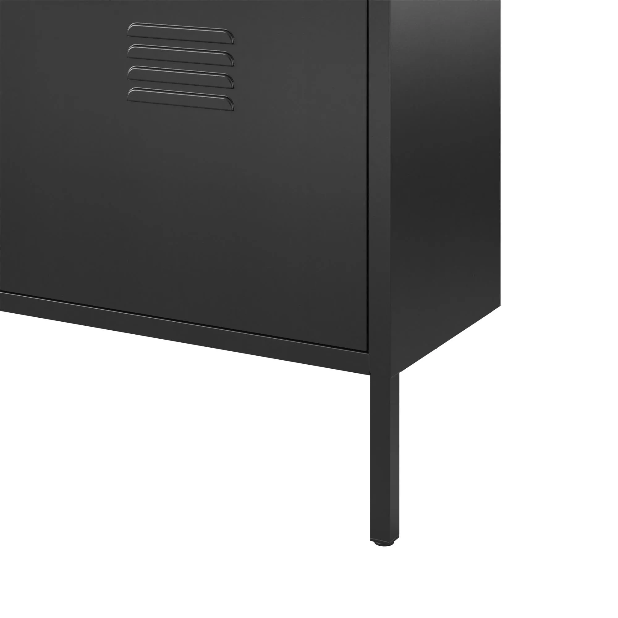 Mission District 3 Door Locker Style Metal Shoe Storage Cabinet