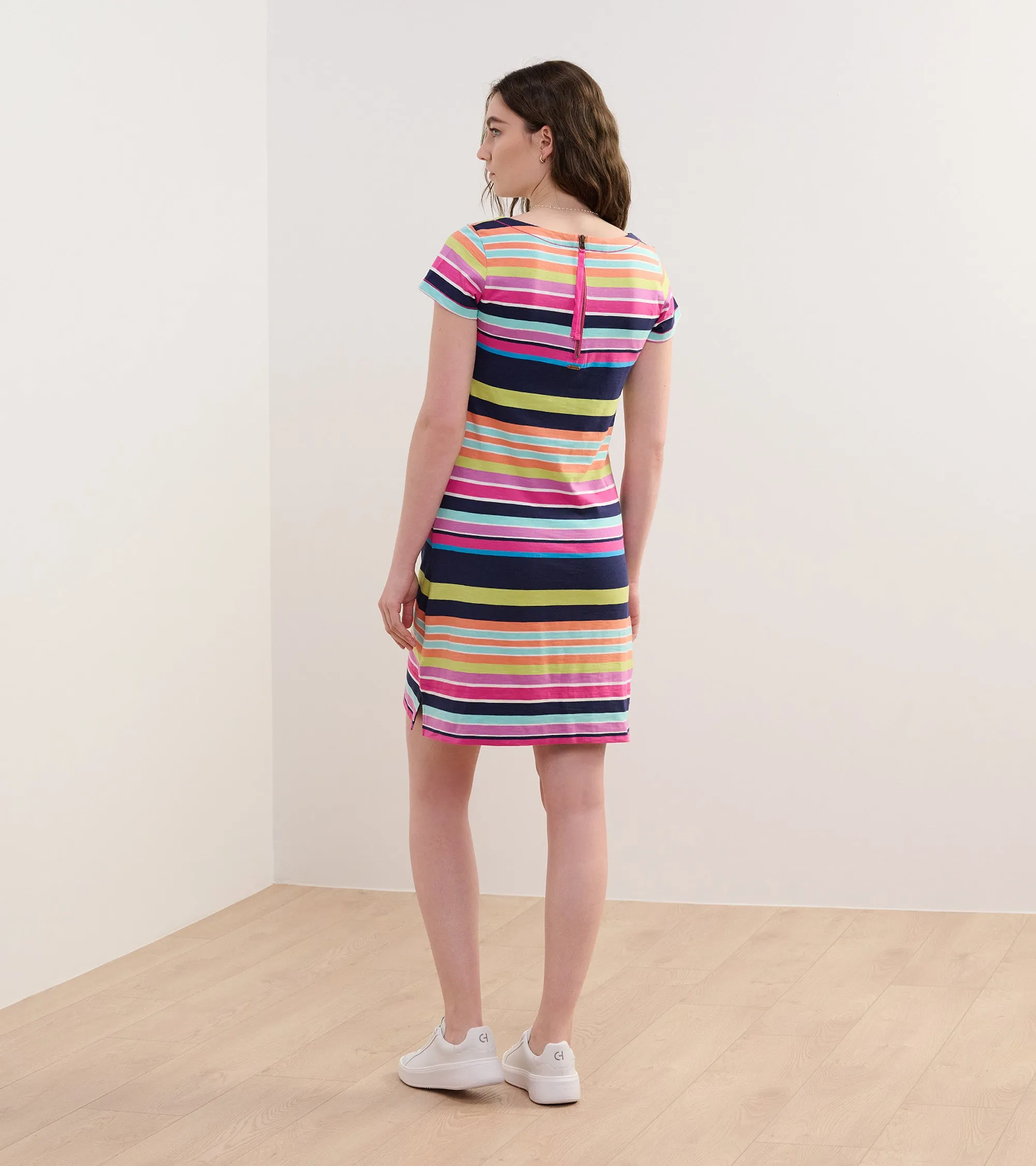 Nellie Dress - Hot Stripes