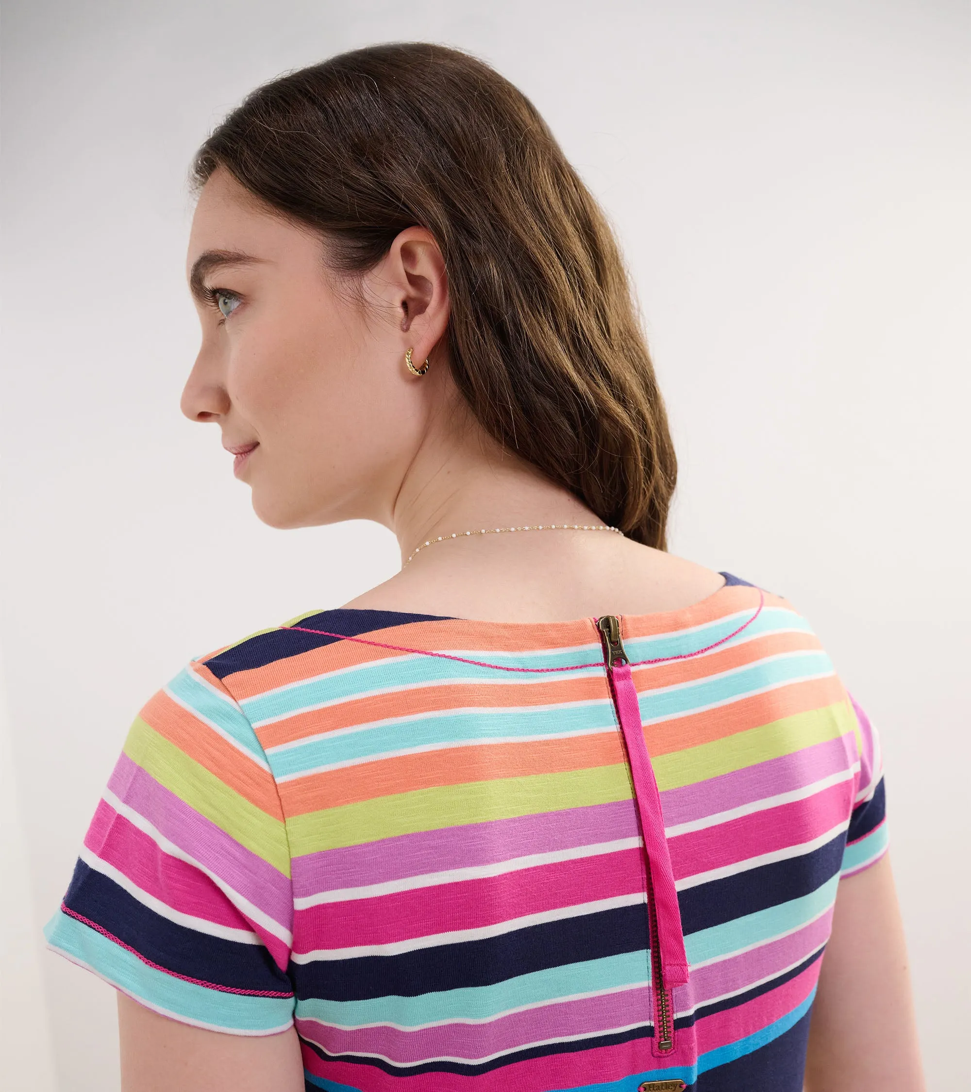 Nellie Dress - Hot Stripes