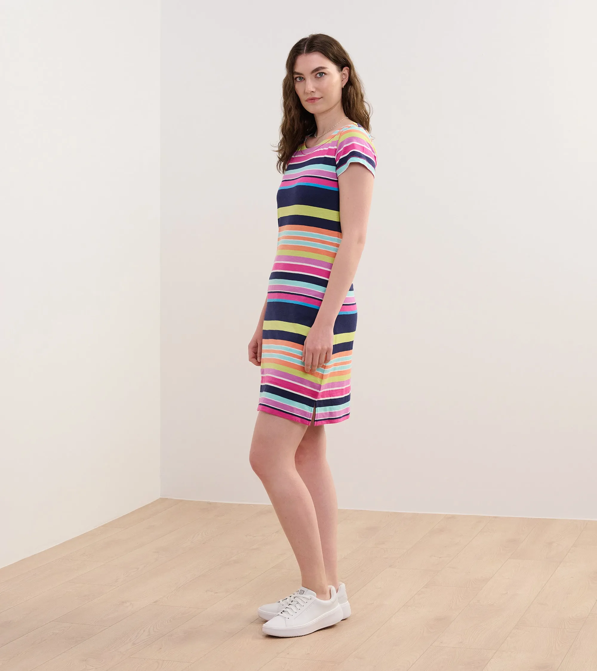 Nellie Dress - Hot Stripes
