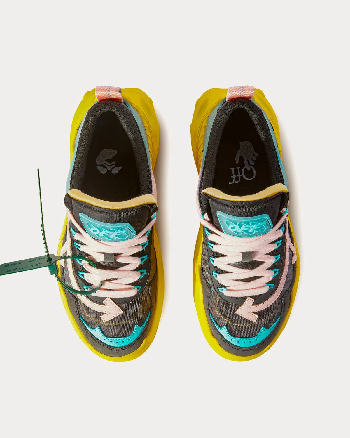 Odsy 1000 Black / Yellow / Pink Low Top Sneakers