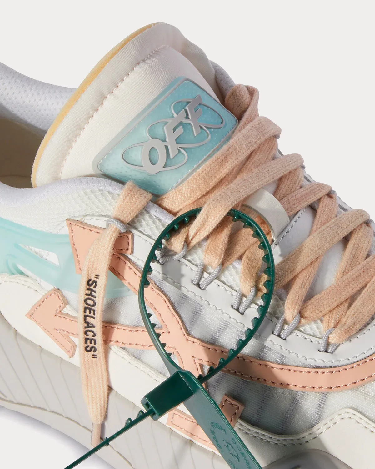 Odsy 1000 White / Grey / Pink Low Top Sneakers