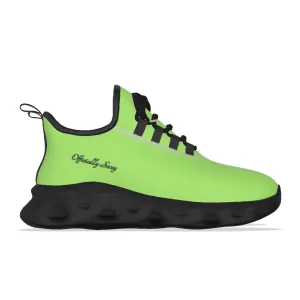 Officially Sexy Neon Green & Black Skyline Women's Light Sports Sneaker