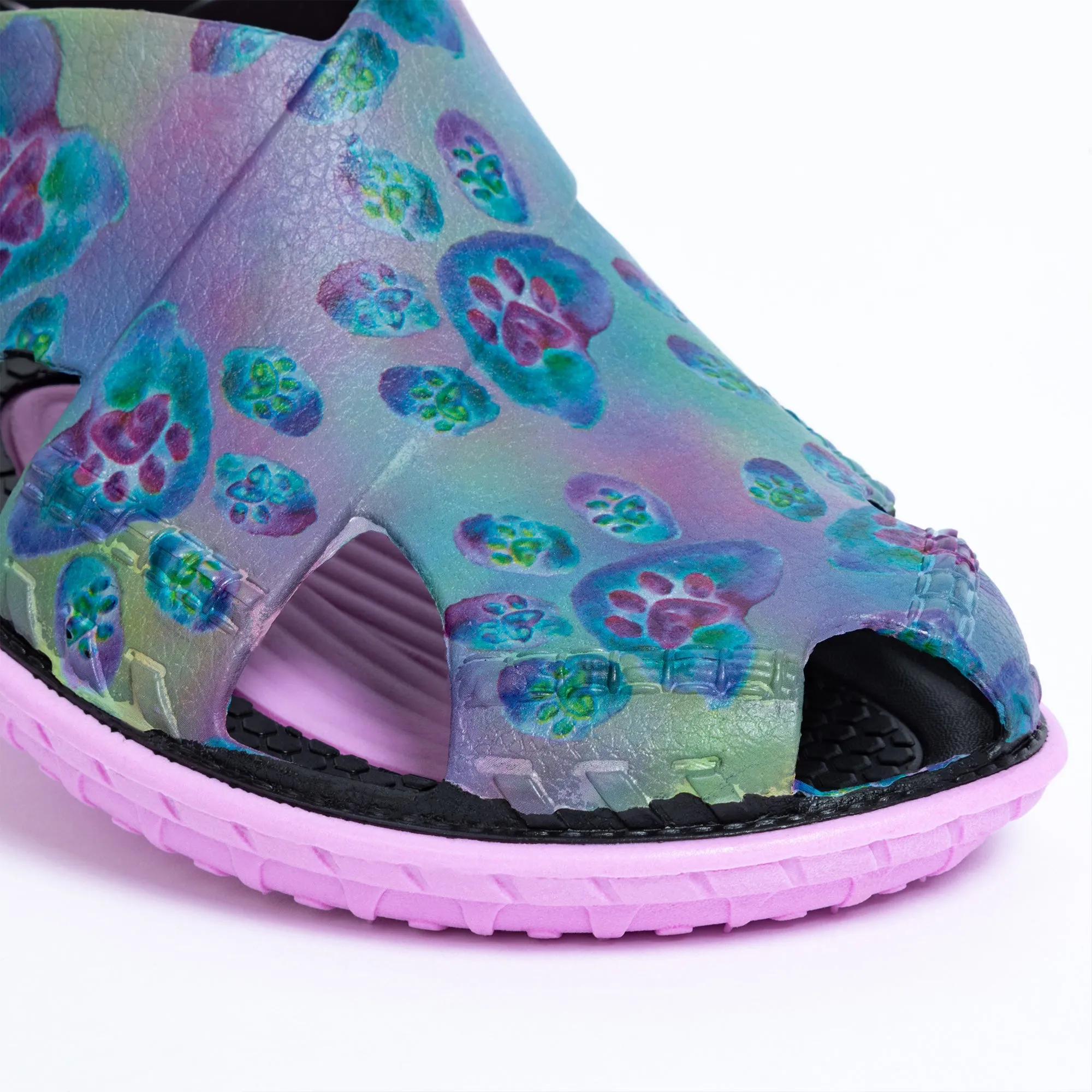 Paw Print Slingback Summer Sandals