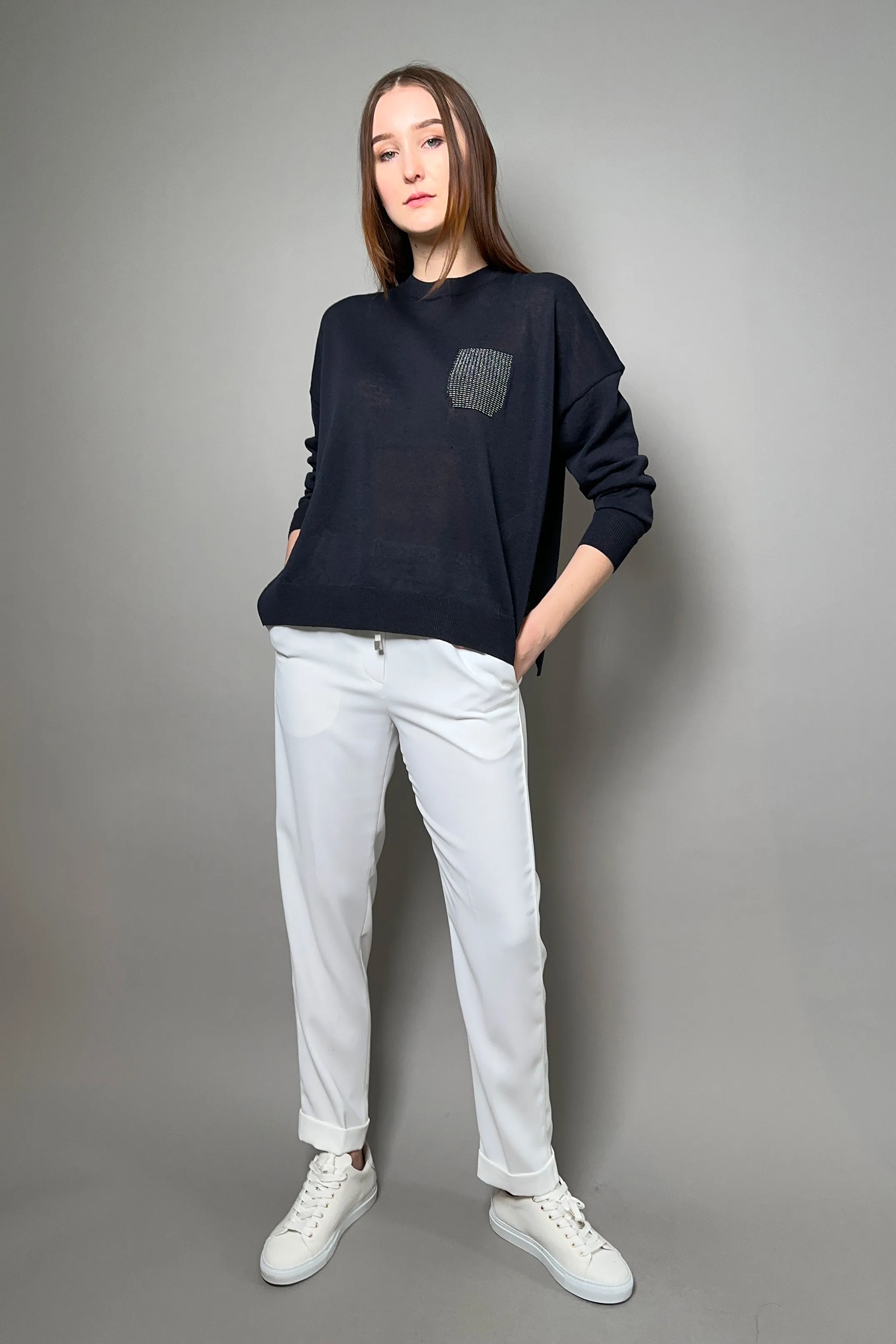 Peserico Jogger Pants in White