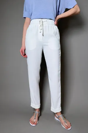 Peserico Jogger Pants in White
